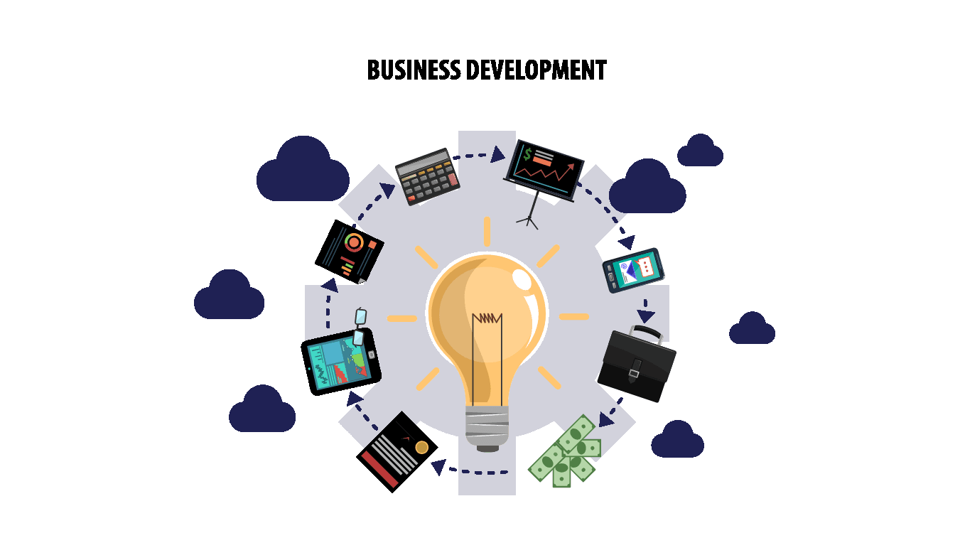 Professional team collaborating on digital solutions